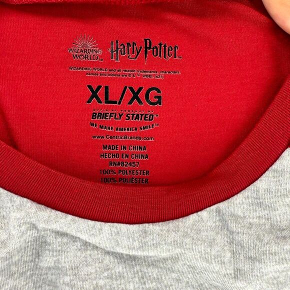 Harry Potter Wizarding World Long Sleeve Lightweight Tshirt Mens Size XL - Picture 3 of 10